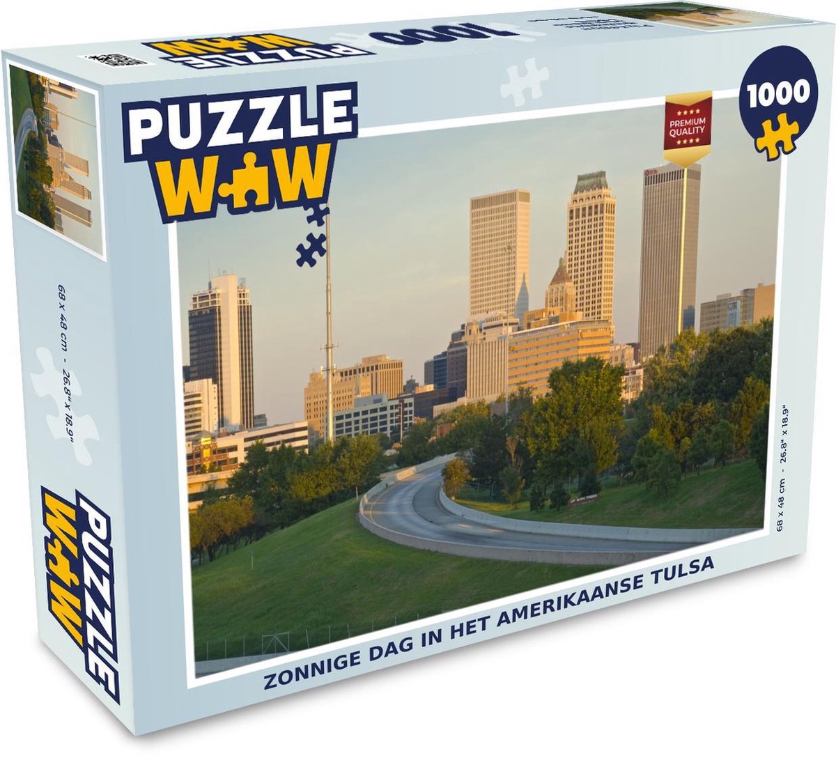 Puzzel Tulsa 1000 stukjes - Zonnige dag in het Amerikaanse Tulsa