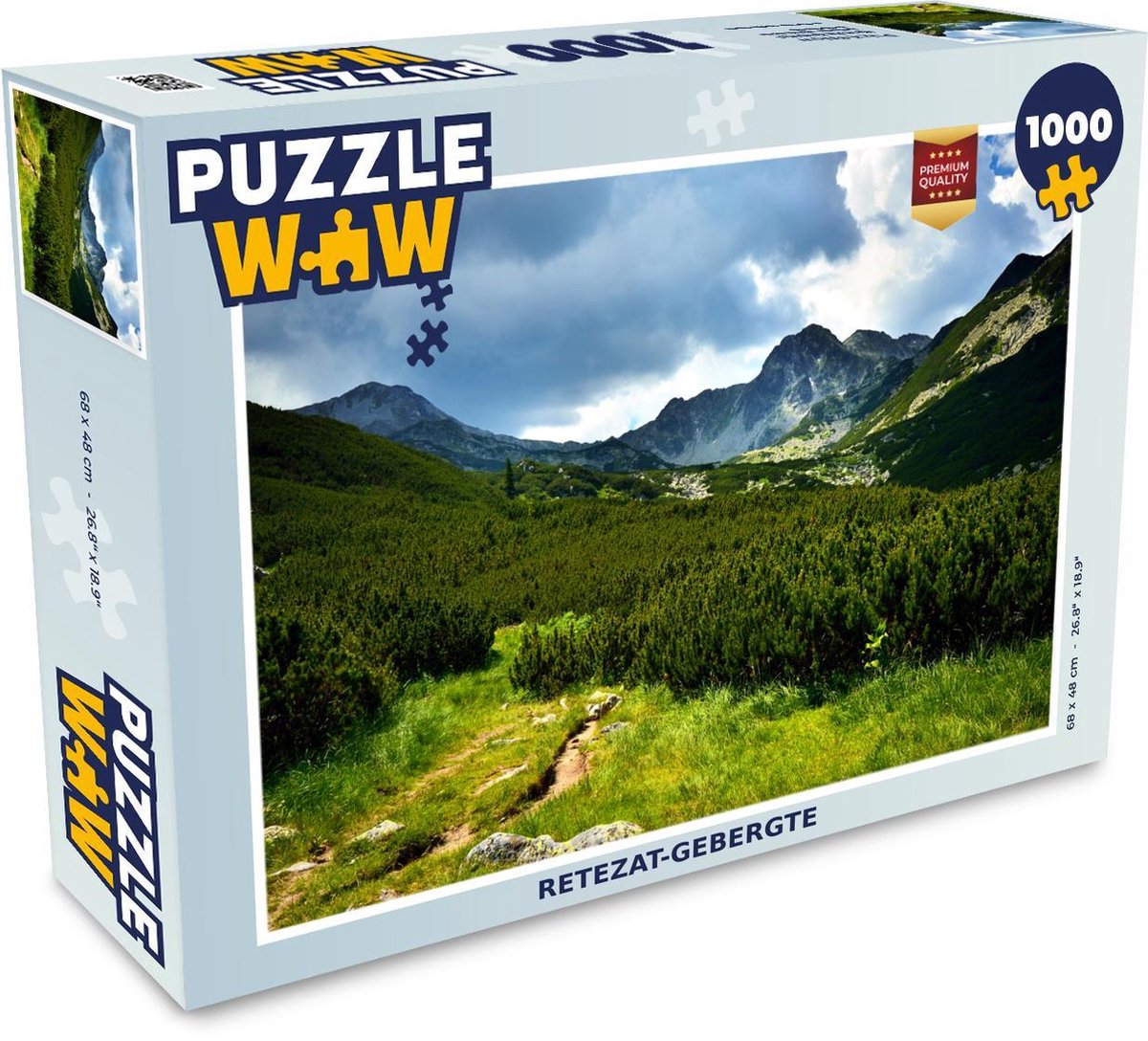 Puzzel 1000 stukjes volwassenen Retezat 1000 stukjes - Retezat-gebergte  - PuzzleWow heeft +100000 puzzels