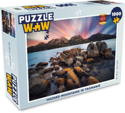 Puzzel 1000 stukjes volwassenen Tasmanië  1000 stukjes - Hazard Mountains in Tasmanië puzzel 1000 stukjes  - PuzzleWow heeft +100000 puzzels