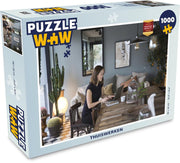 Puzzel 1000 stukjes volwassenen Thuiskantoor 1000 stukjes - Thuiswerken  - PuzzleWow heeft +100000 puzzels