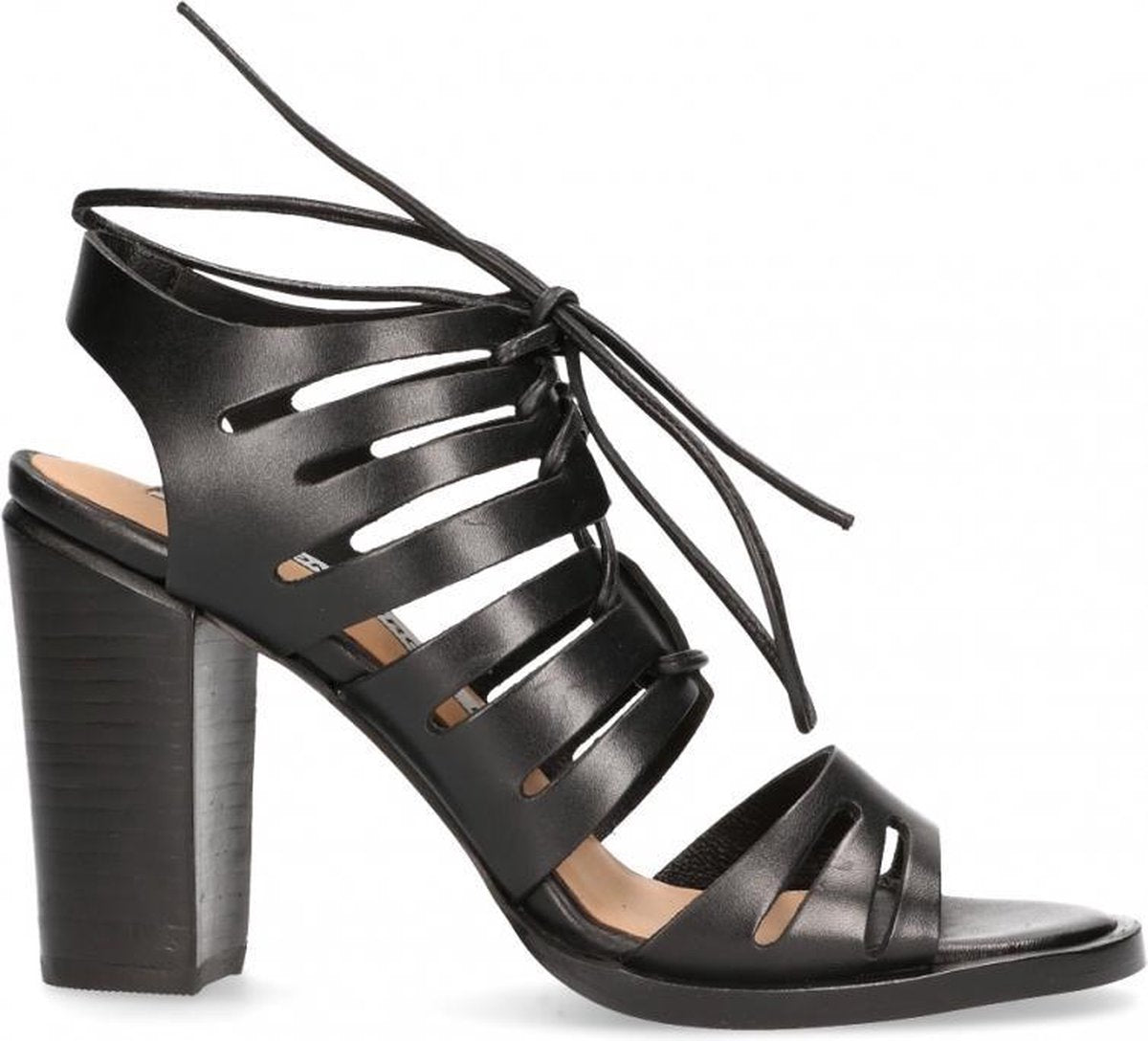 Bronx  - Sandaal Met Hak Leer - Womens - Black - 39