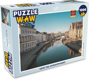 Puzzel Gent 1000 stukjes - Gent bij zonsopgang