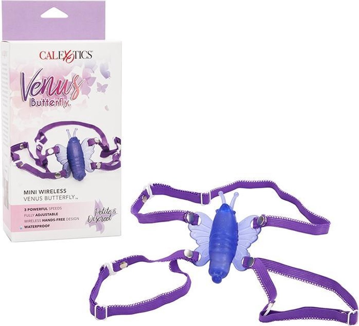 California Exotic Novelties Micro Wireless Venus Butterfly - Vibrerend Slipje - Paars - Ø 25 mm