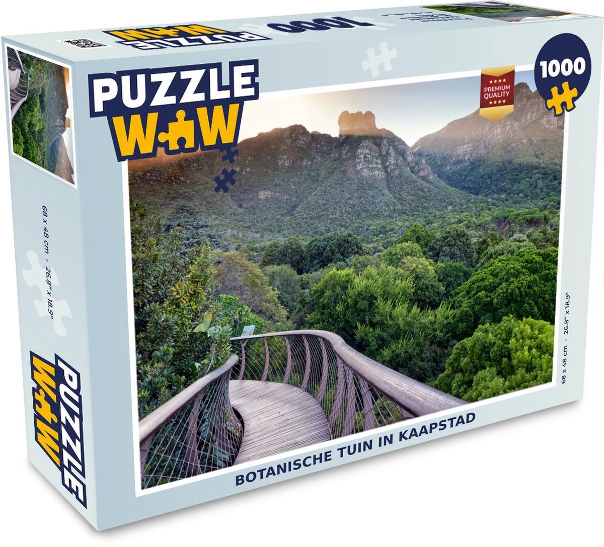 Puzzel 1000 stukjes volwassenen Kaapstad  1000 stukjes - Botanische tuin in Kaapstad puzzel 1000 stukjes  - PuzzleWow heeft +100000 puzzels
