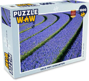 Puzzel 1000 stukjes volwassenen Hyacint  1000 stukjes - Veld met hyacinten puzzel 1000 stukjes  - PuzzleWow heeft +100000 puzzels