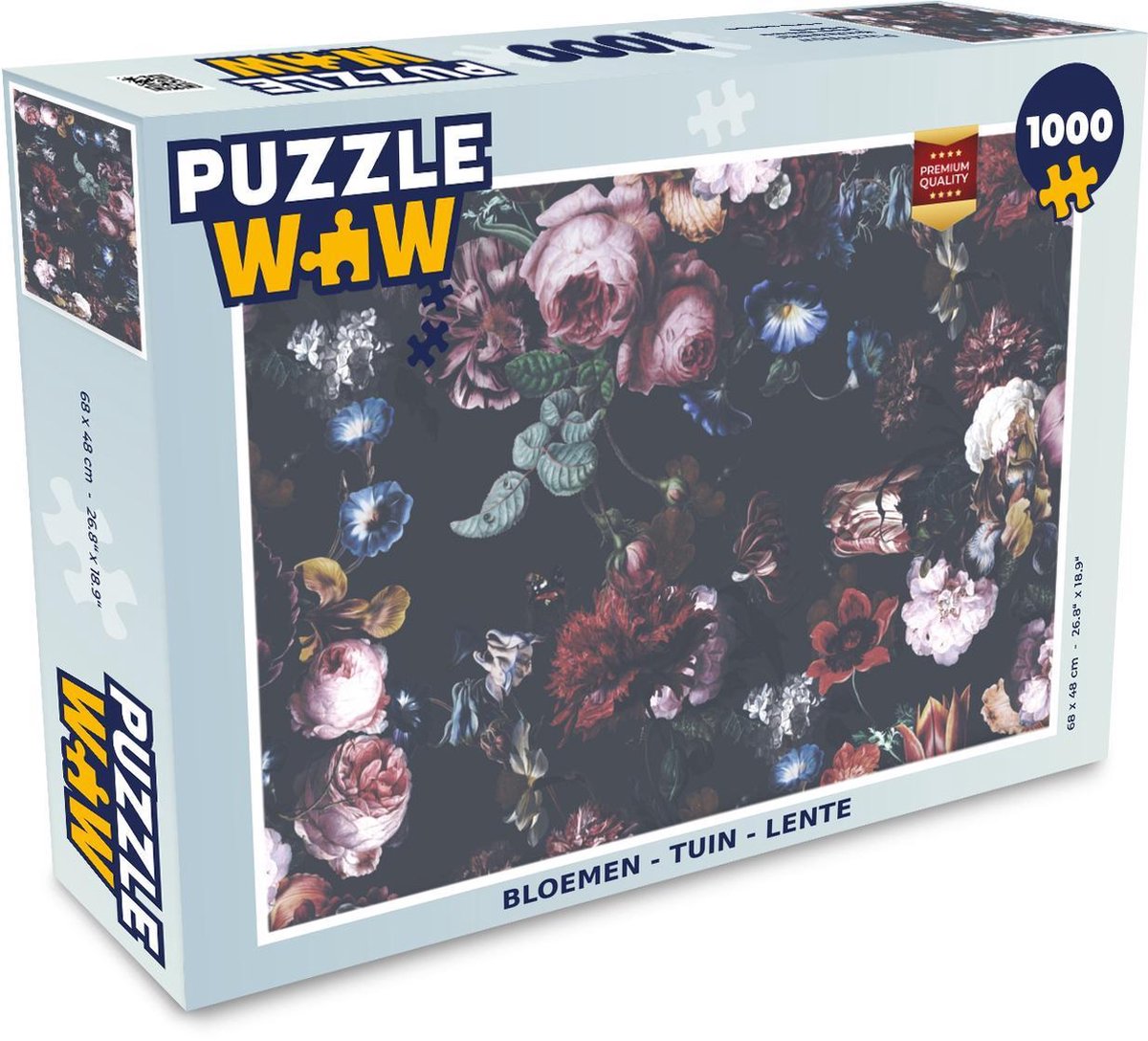 Puzzel - Puzzel 1000 stukjes volwassenen - Bloemen - Tuin - Lente - Legpuzzel
