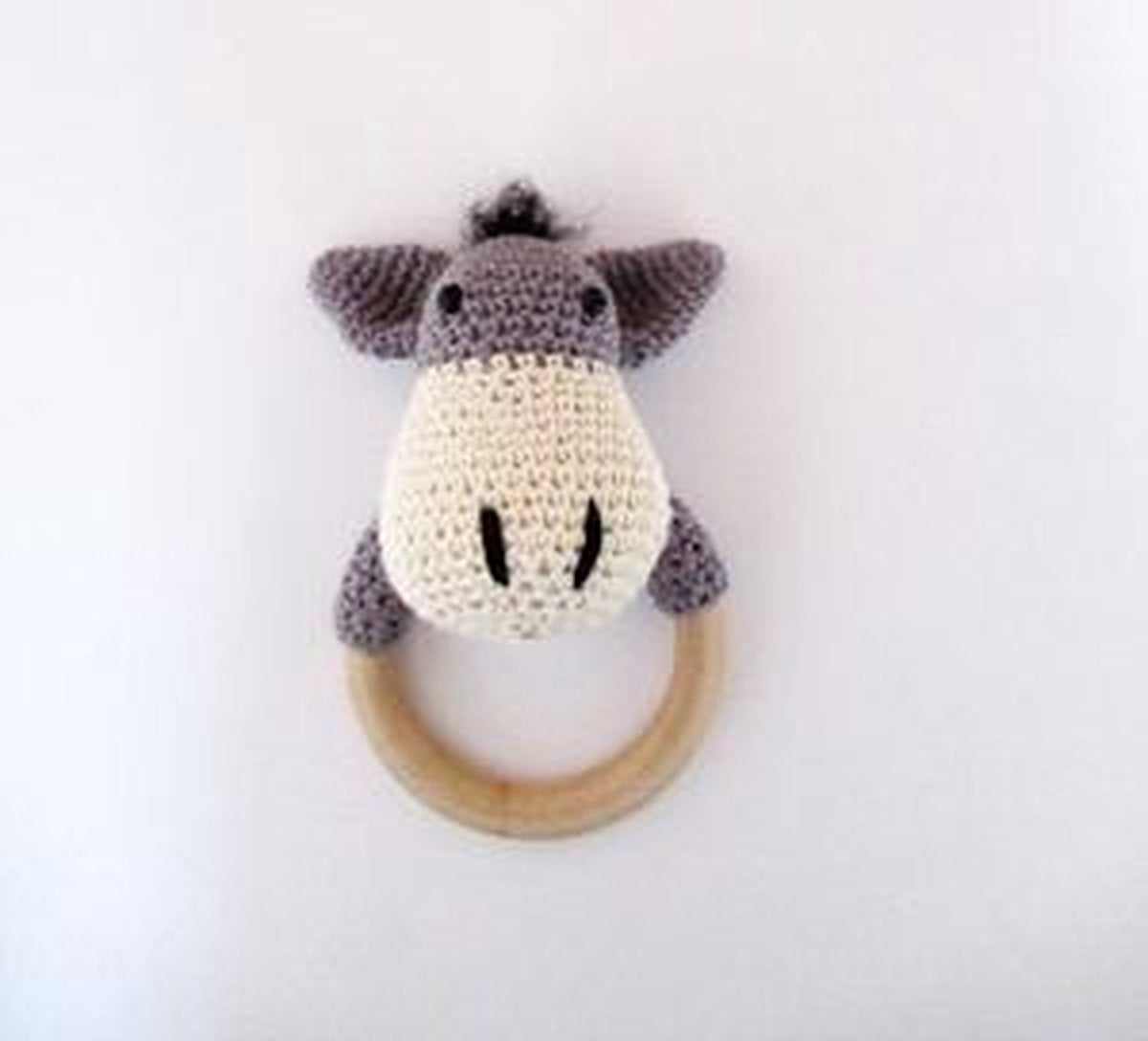 Baby Rammelaar Ezel Groot | Kraamcadeau | Kraampakket | Baby Cadeau