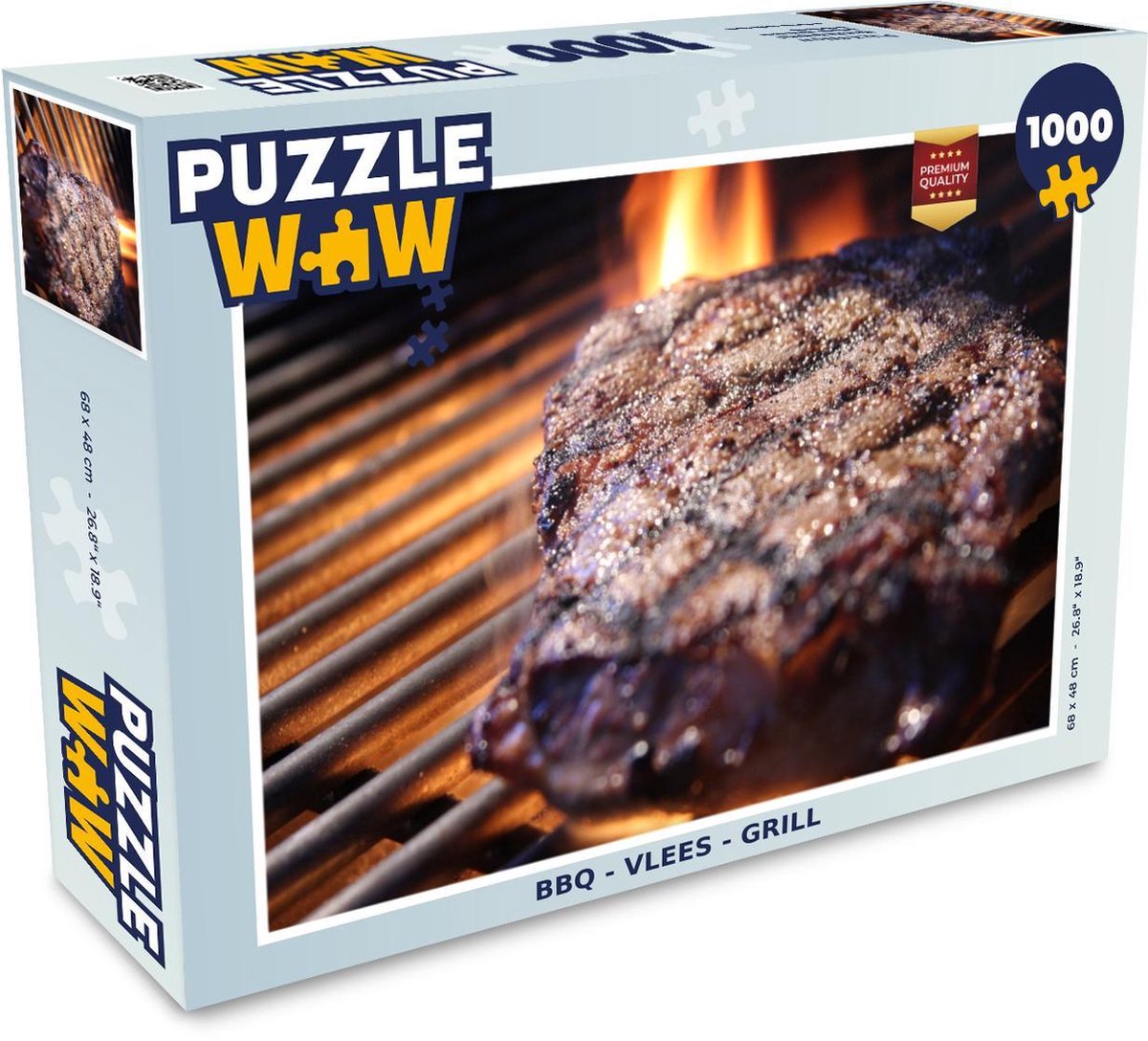 Puzzel - Puzzel 1000 stukjes volwassenen - BBQ - Vlees - Grill - Legpuzzel