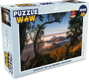 Puzzel 1000 stukjes volwassenen Bromo vulkaan 1000 stukjes - Uitzicht op de Bromo vulkaan puzzel 1000 stukjes  - PuzzleWow heeft +100000 puzzels