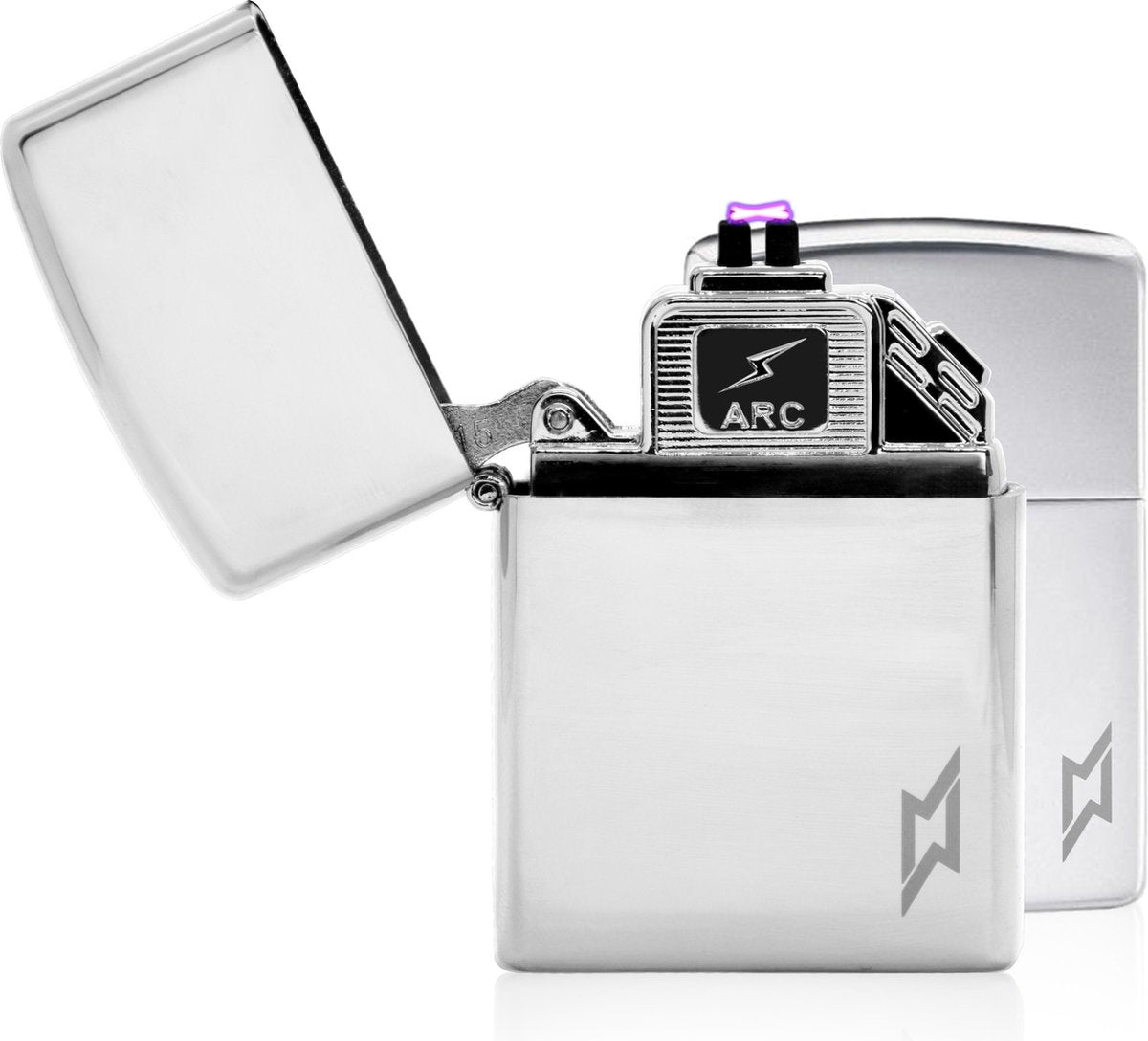 Superlit Plasma Aansteker - Elektrische Aansteker USB - Classic Silver