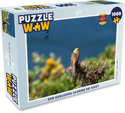 Puzzel 1000 stukjes volwassenen Geelgors 1000 stukjes - Een geelgors vlakbij de kust  - PuzzleWow heeft +100000 puzzels