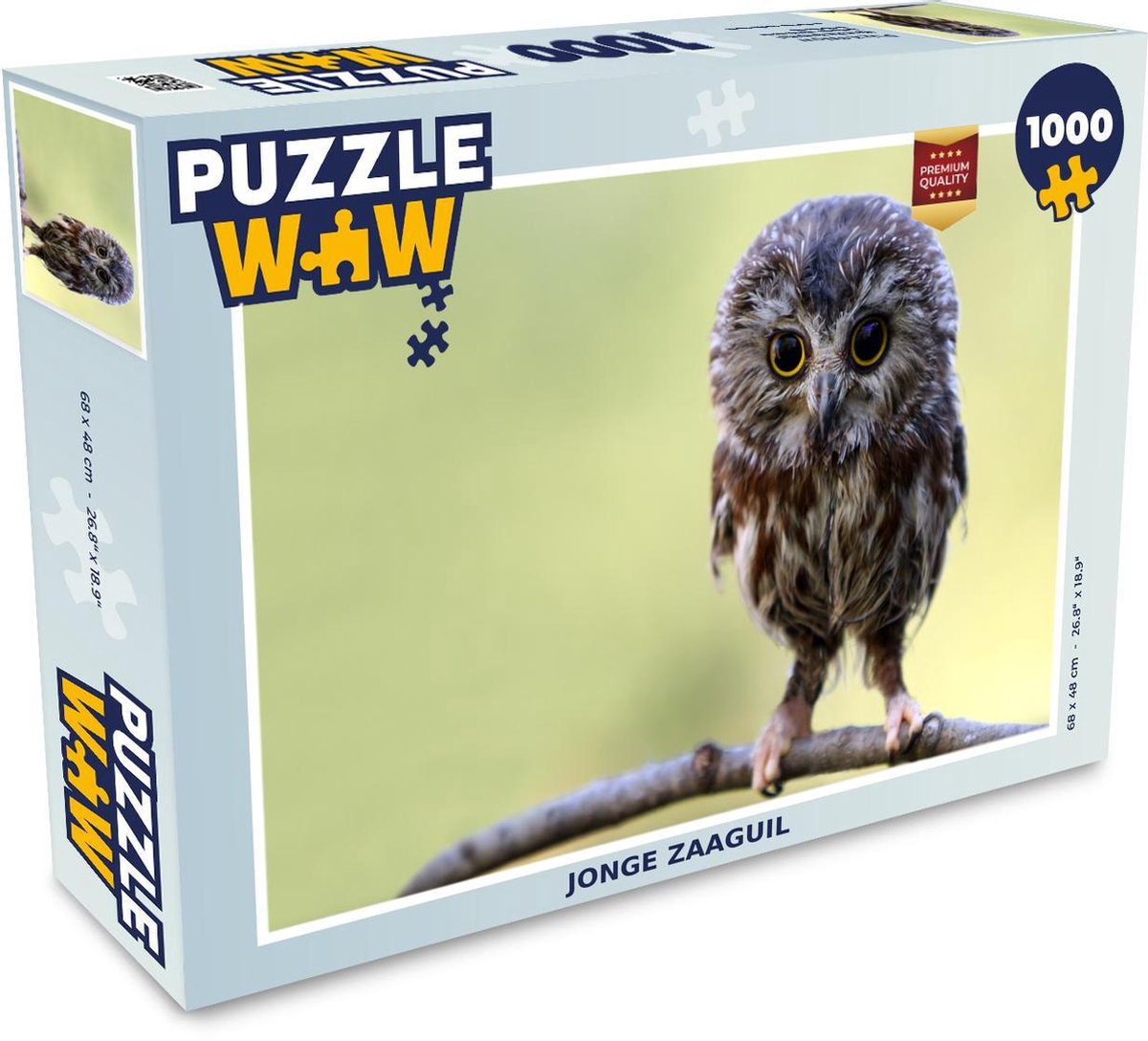 Puzzel 1000 stukjes volwassenen Bosleven 1000 stukjes - Jonge zaaguil  - PuzzleWow heeft +100000 puzzels
