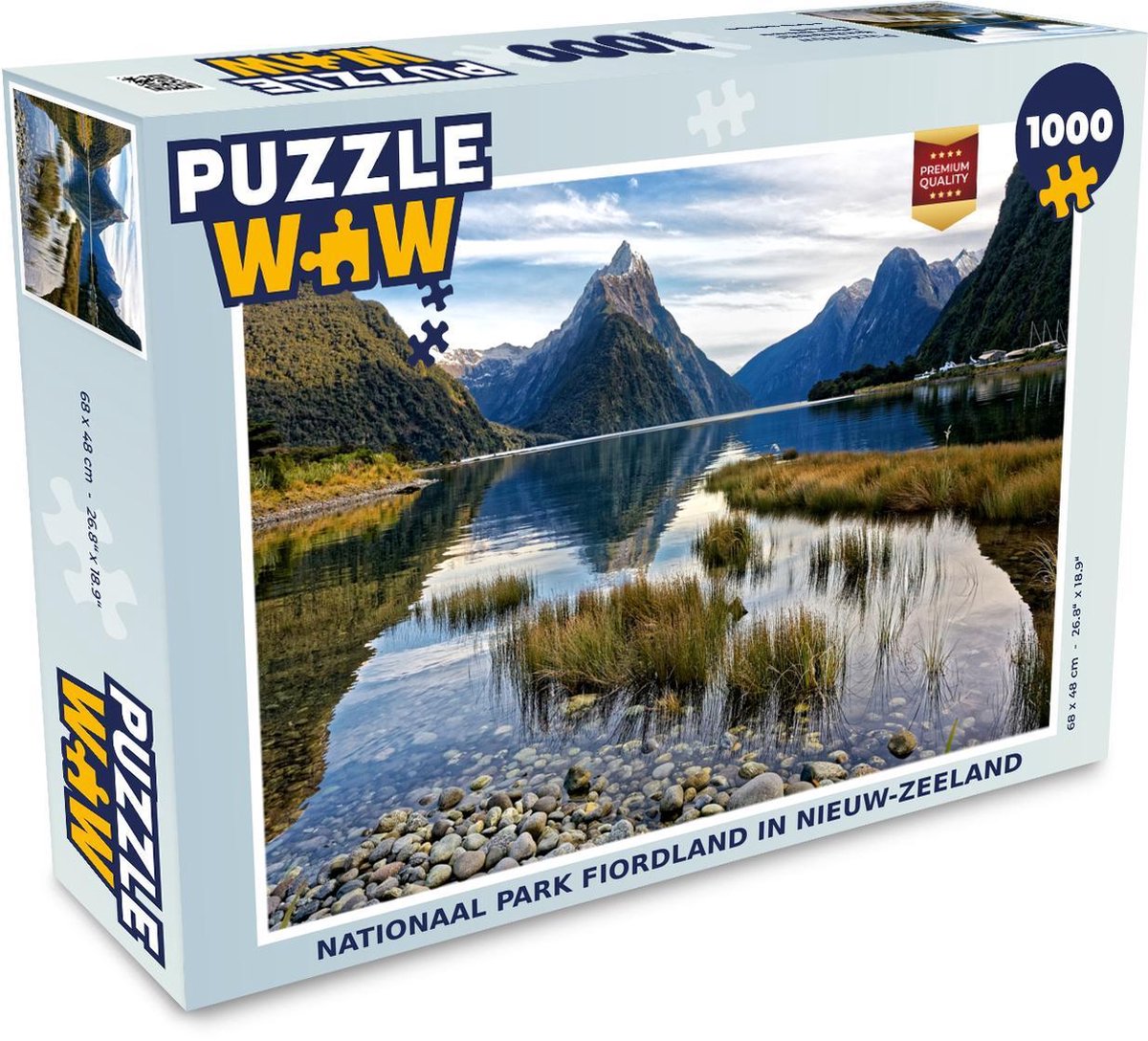 Puzzel 1000 stukjes volwassenen Fiordland National Park 1000 stukjes - Nationaal park Fiordland in Nieuw-Zeeland puzzel 1000 stukjes  - PuzzleWow heeft +100000 puzzels