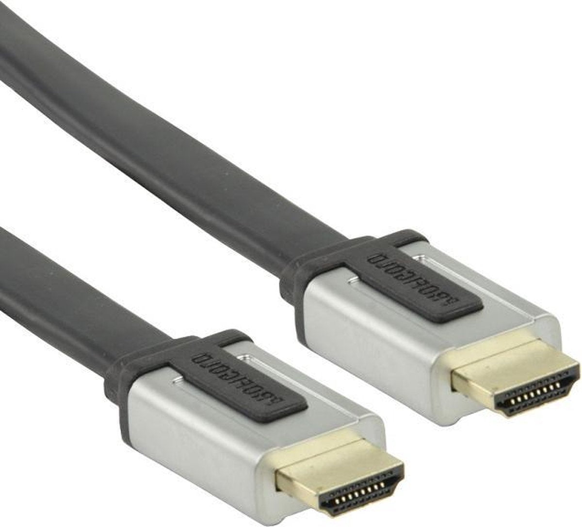 Profigold - 1.4 High Speed platte HDMI kabel - 2 m - Zwart