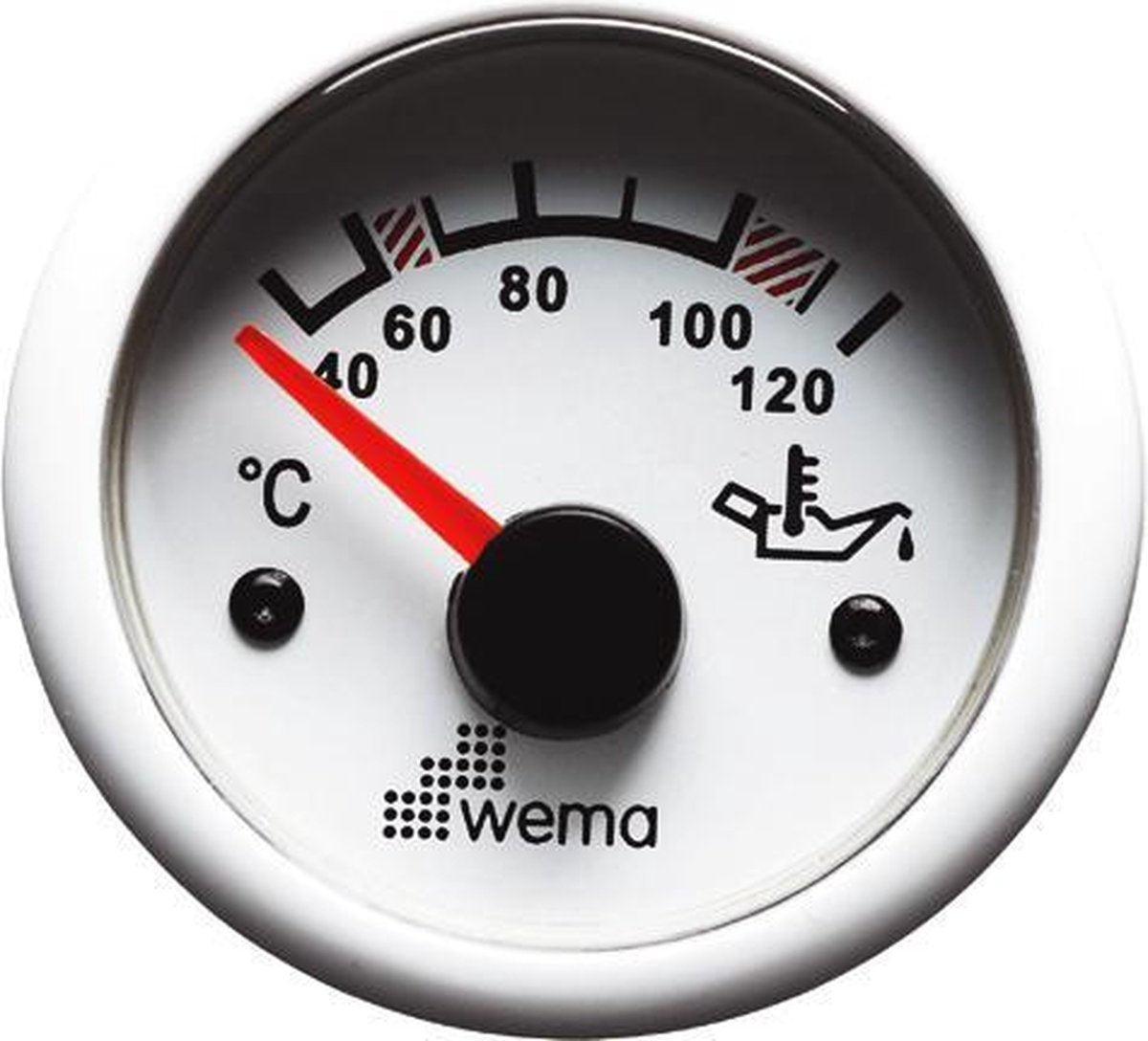 WEMA AANWIJS INSTR. WIT OLIE TEMP.