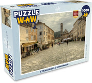 Puzzel 1000 stukjes volwassenen Hvar 1000 stukjes - Straatbeeld van Hvar puzzel 1000 stukjes  - PuzzleWow heeft +100000 puzzels