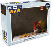 Puzzel 1000 stukjes volwassenen Stillevens Bloemen 1000 stukjes - Stilleven herfst  - PuzzleWow heeft +100000 puzzels