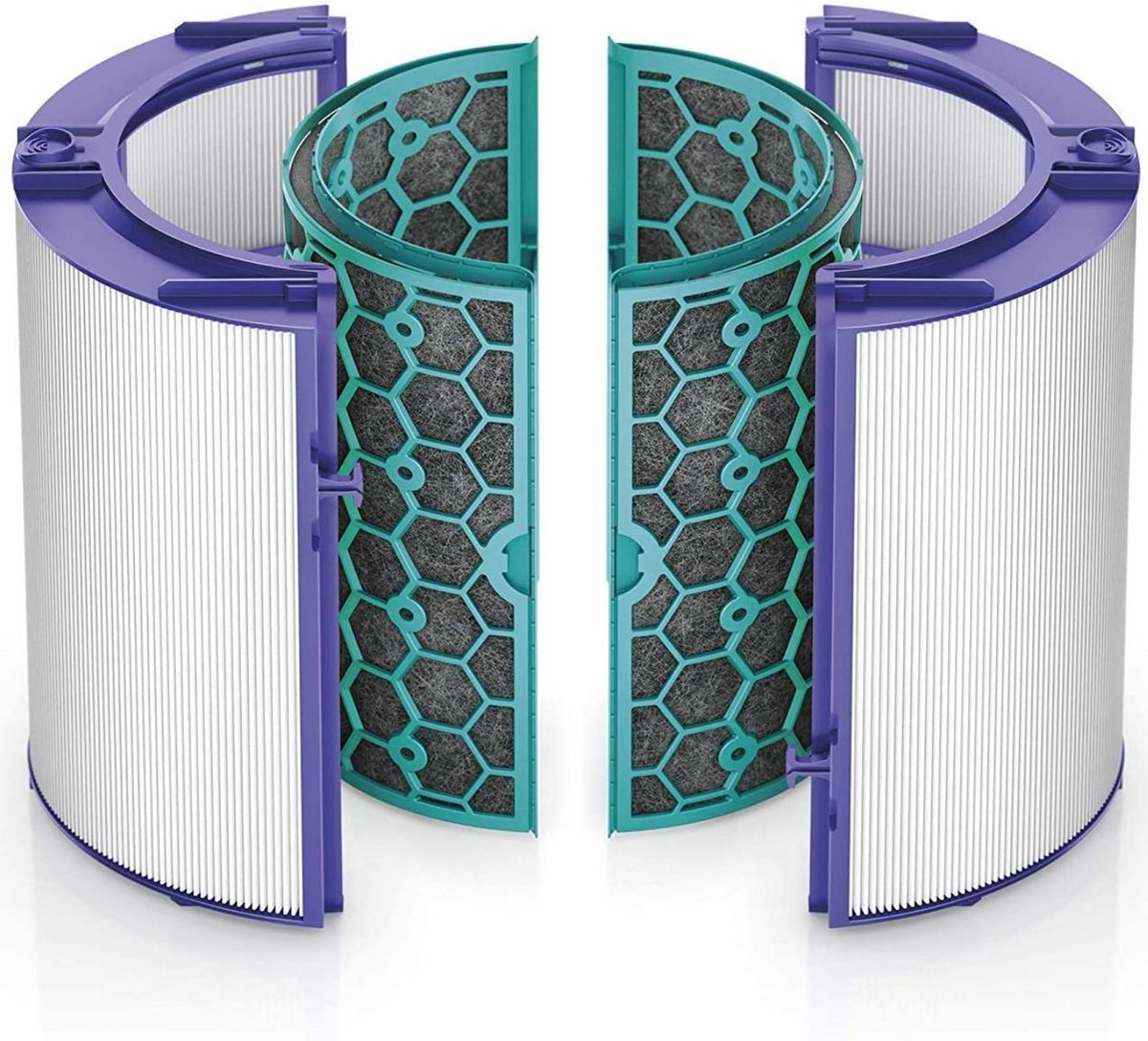 HEPA en actieve koolstof filter set voor Dyson DP04 & HP04 Pure Hot+Cool