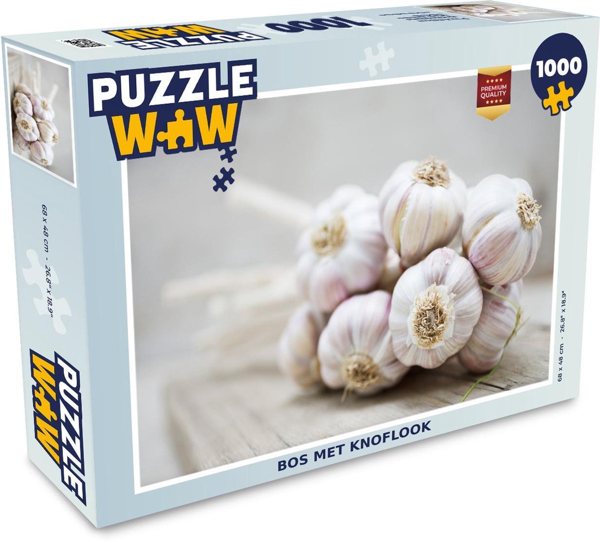 Puzzel - Puzzel 1000 stukjes volwassenen - Bos met knoflook - Legpuzzel