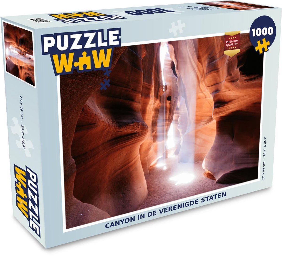 Puzzel 1000 stukjes volwassenen Natuur  1000 stukjes - Canyon in de Verenigde Staten  - PuzzleWow heeft +100000 puzzels