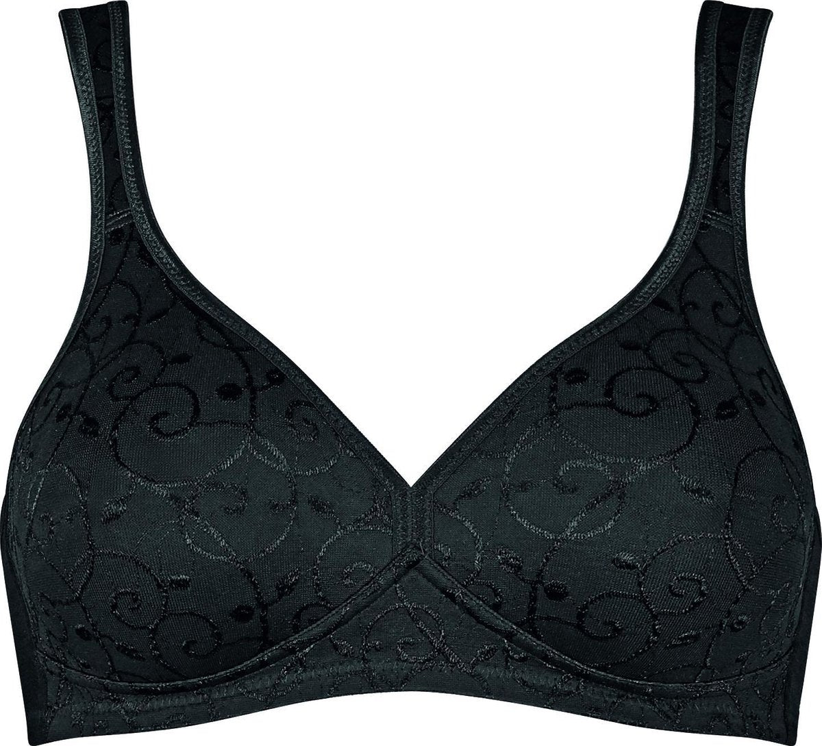 Triumph Elegant Cotton N Beha - Zwart - Maat B90