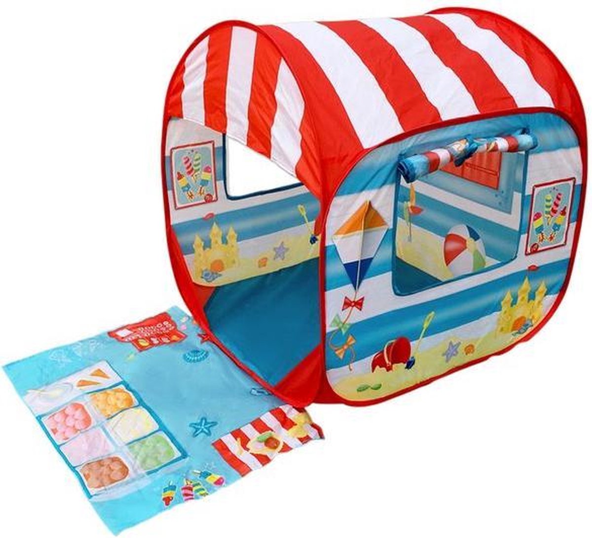 Pop-Up Strandtent: Beach Hut - Speeltent