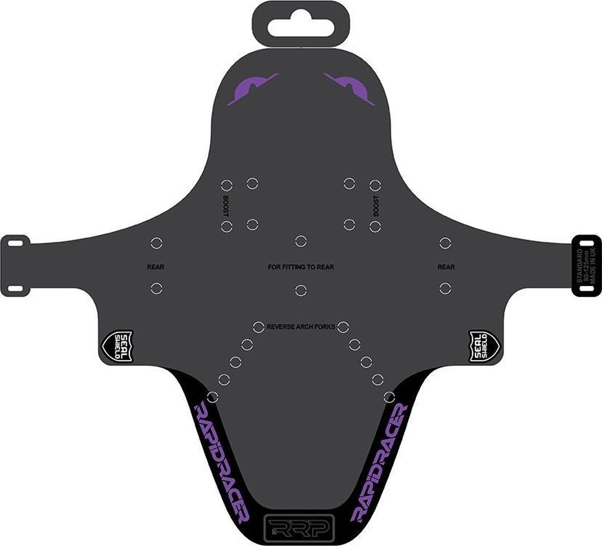 Rapidracerproducts Spatbord Enduroguard Mtb 80-120 Mm Paars