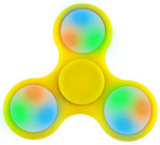 Hand Spinner met LED verlichting Geel