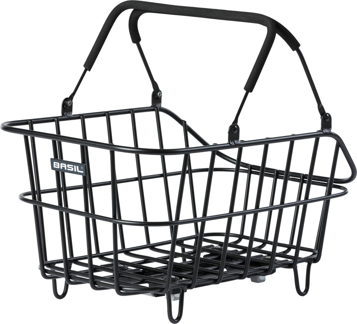Basil Cento Alu MIK Fietsmand - Achter - Aluminium - Zwart