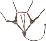 HORKA 5 PUNTS VOORTUIG ELASTISCH COB BRUIN/GOUD