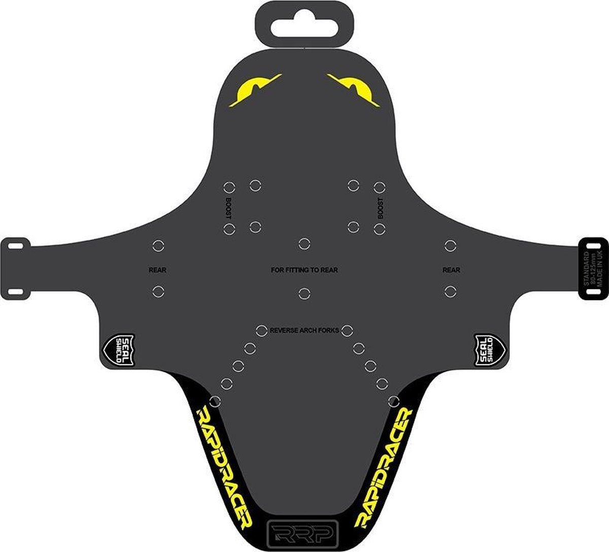 Rapidracerproducts Spatbord Enduroguard Mtb 80-120 Mm Geel