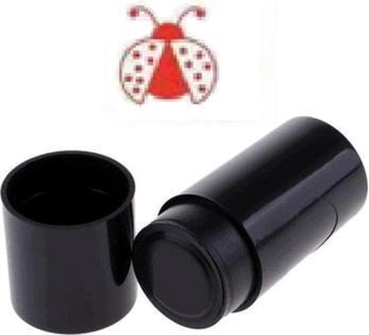 Firsttee - 1 + 1 GRATIS - Golfbalstempel Lieveheersbeestje - Rood - Snel droog - Golf marker - Golfbal marker - Balstempel - Balmarker - Golf accessoires - Golftrainingsmateriaal - Golf training - Golf sport - Cadeau - Marker - Stempel - Swing - Bal