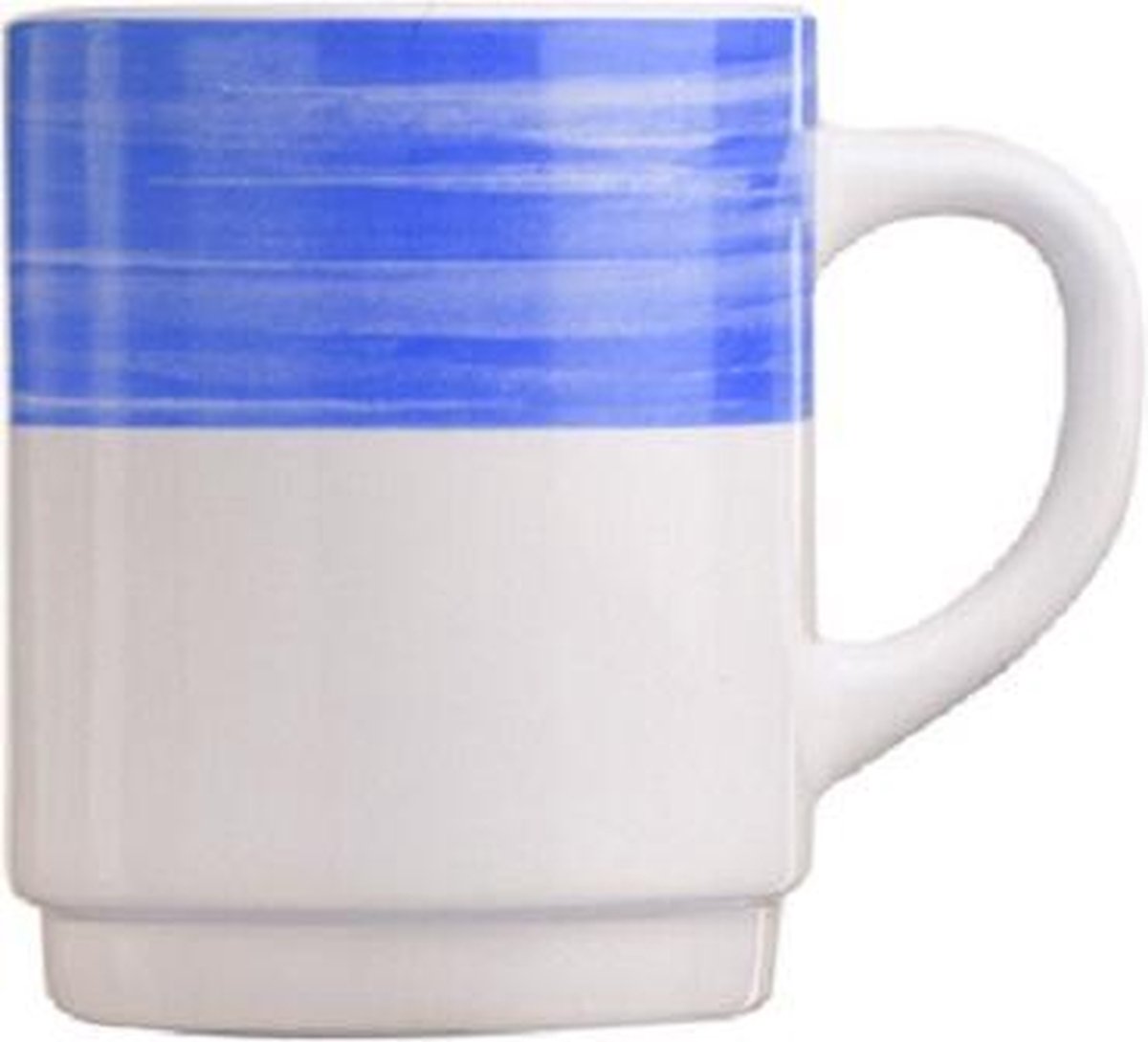 Arcoroc Brush Servies - Beker - Blauw - 25cl - (Set van 6) En Yourkitchen E-kookboek - Heerlijke Smulrecepten