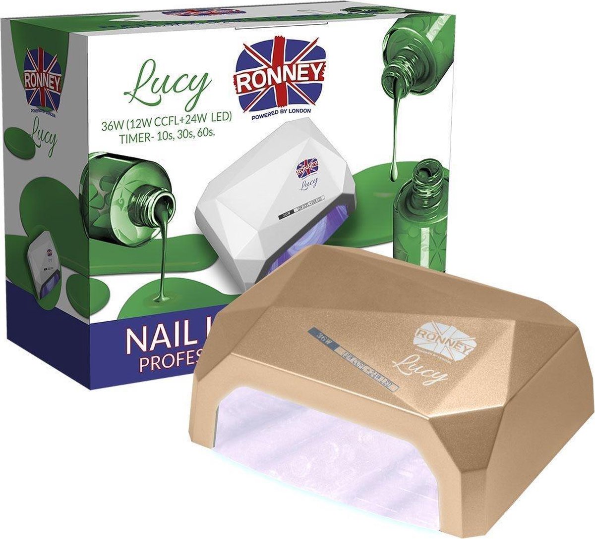 Lucy Nagellamp UV GOLD - Nageldroger - Nail lamp - Gel Nagels - UV Lamp Nagels