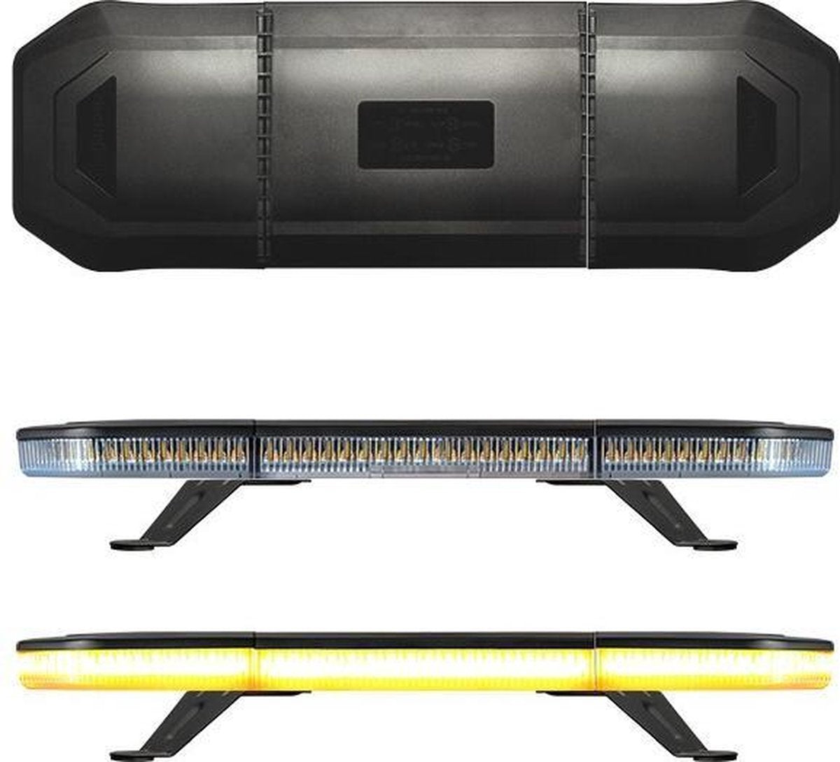 LED zwaailampbalk R65 862mm compleet flitsend