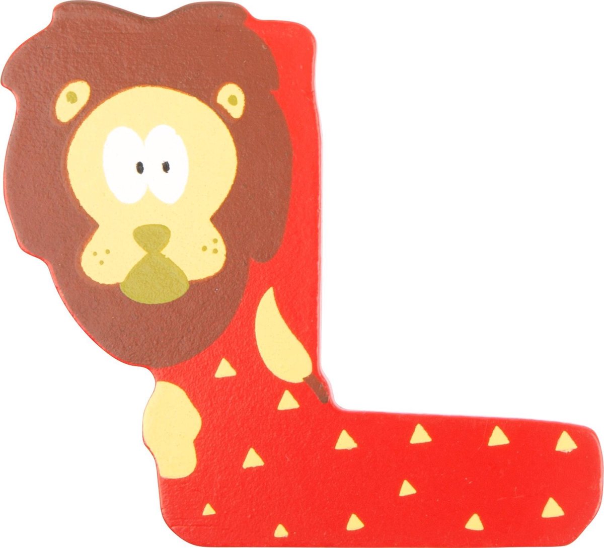 Small Foot Alfabet Dieren Letter L Hout 8 Cm