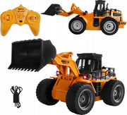 RC Bulldozer - Op Afstandbestuurbare Radiografische Graafmachine Met Afstandsbediening - Digging Machine - Met Interne Accu - 2.4Gz - Schaal 1:18