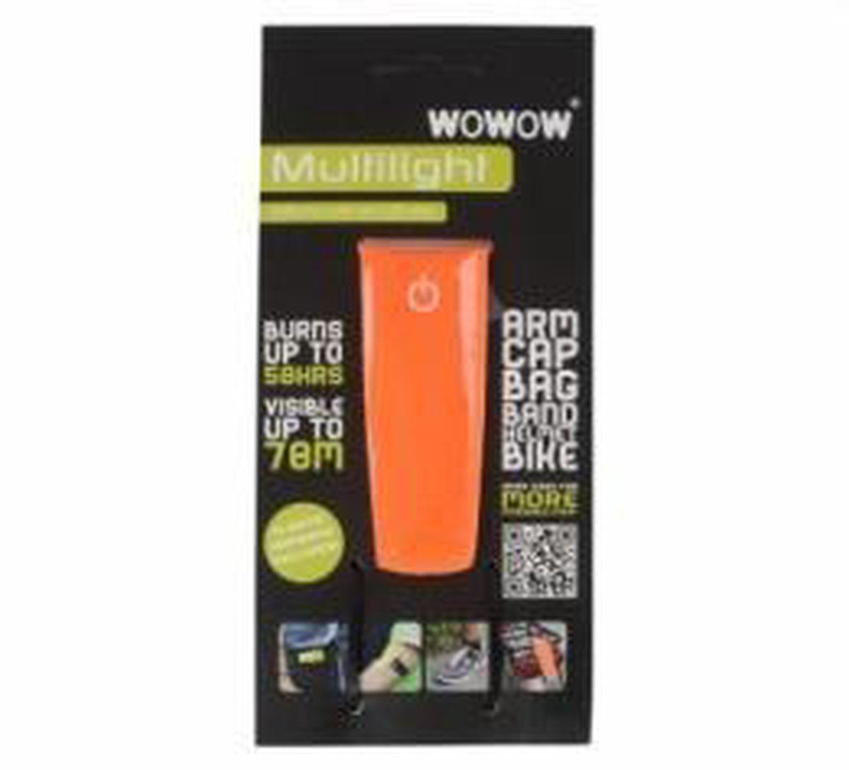 Wowow Fietsreflector - oranje