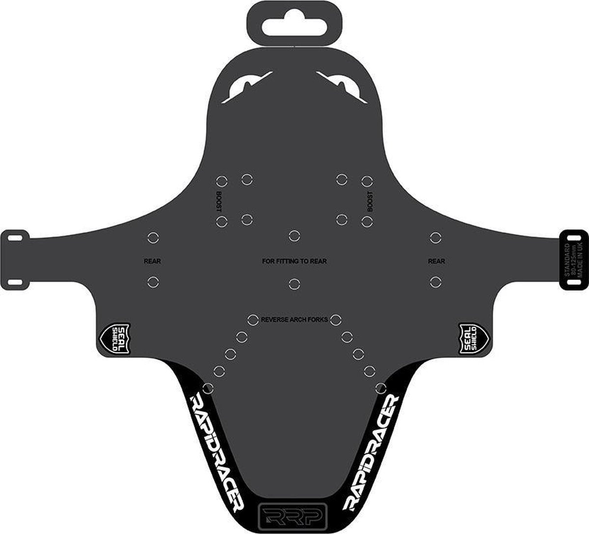Rapidracerproducts Spatbord Enduroguard Mtb 80-120 Mm Wit