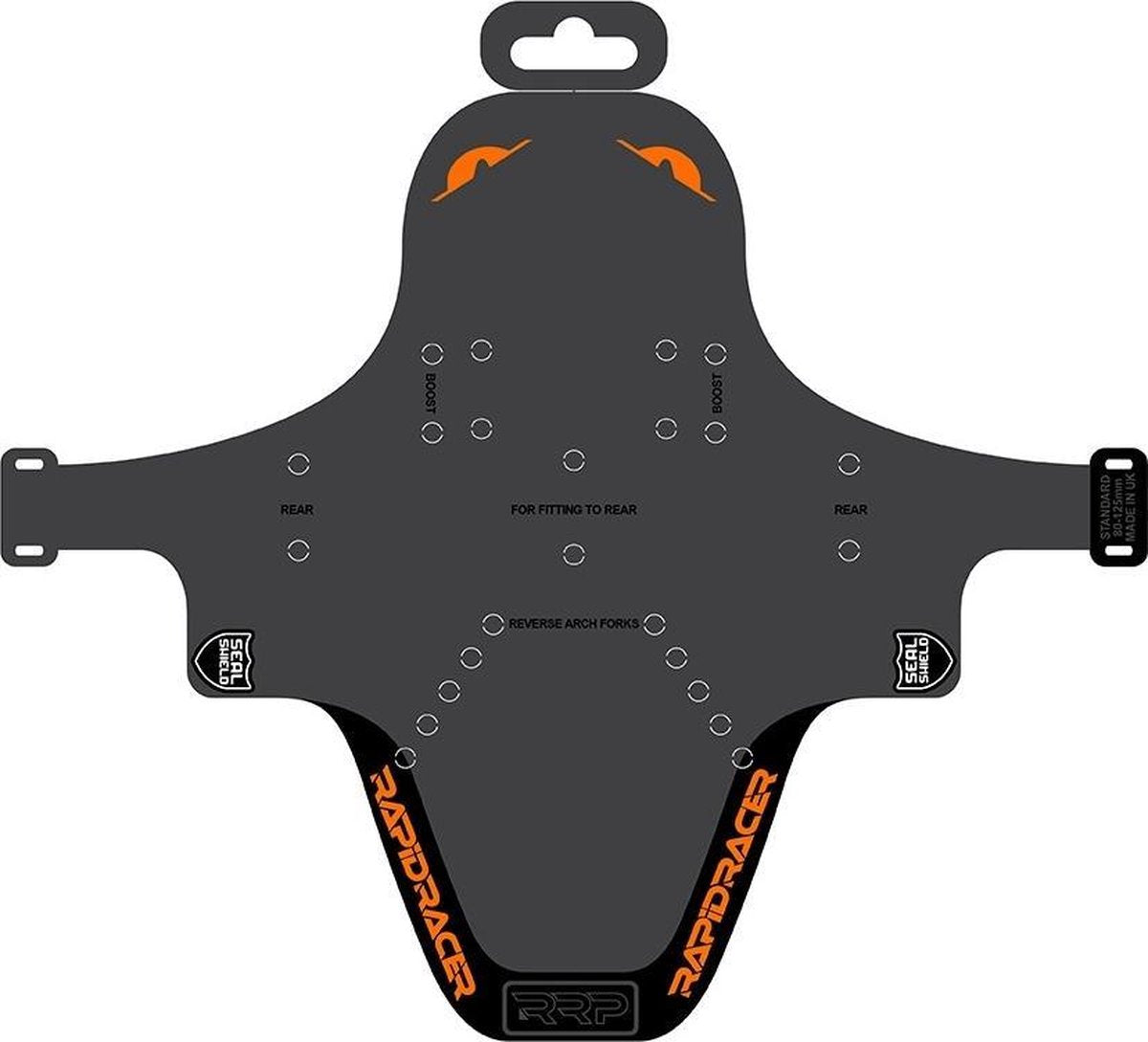 Rapidracerproducts Spatbord Enduroguard Mtb 80-120 Mm Oranje