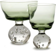 Serax Bela Silva Eternal glas op voet S D6.3cm H9.5cm groen