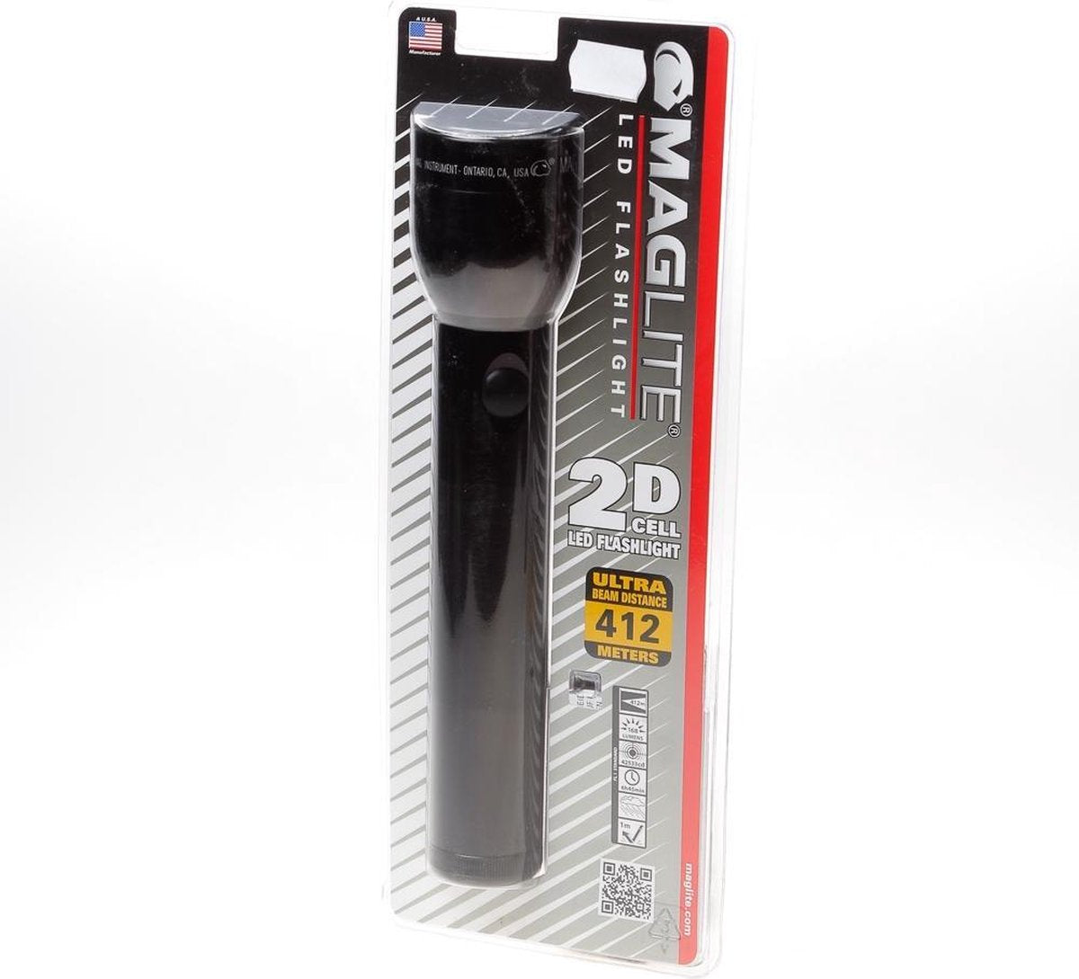 Maglite Zaklantaarn zwart led 2D