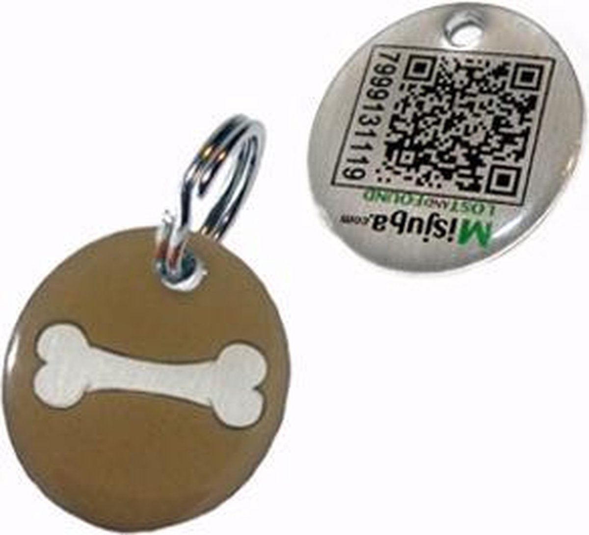 Penning Minidogbone met QR-code