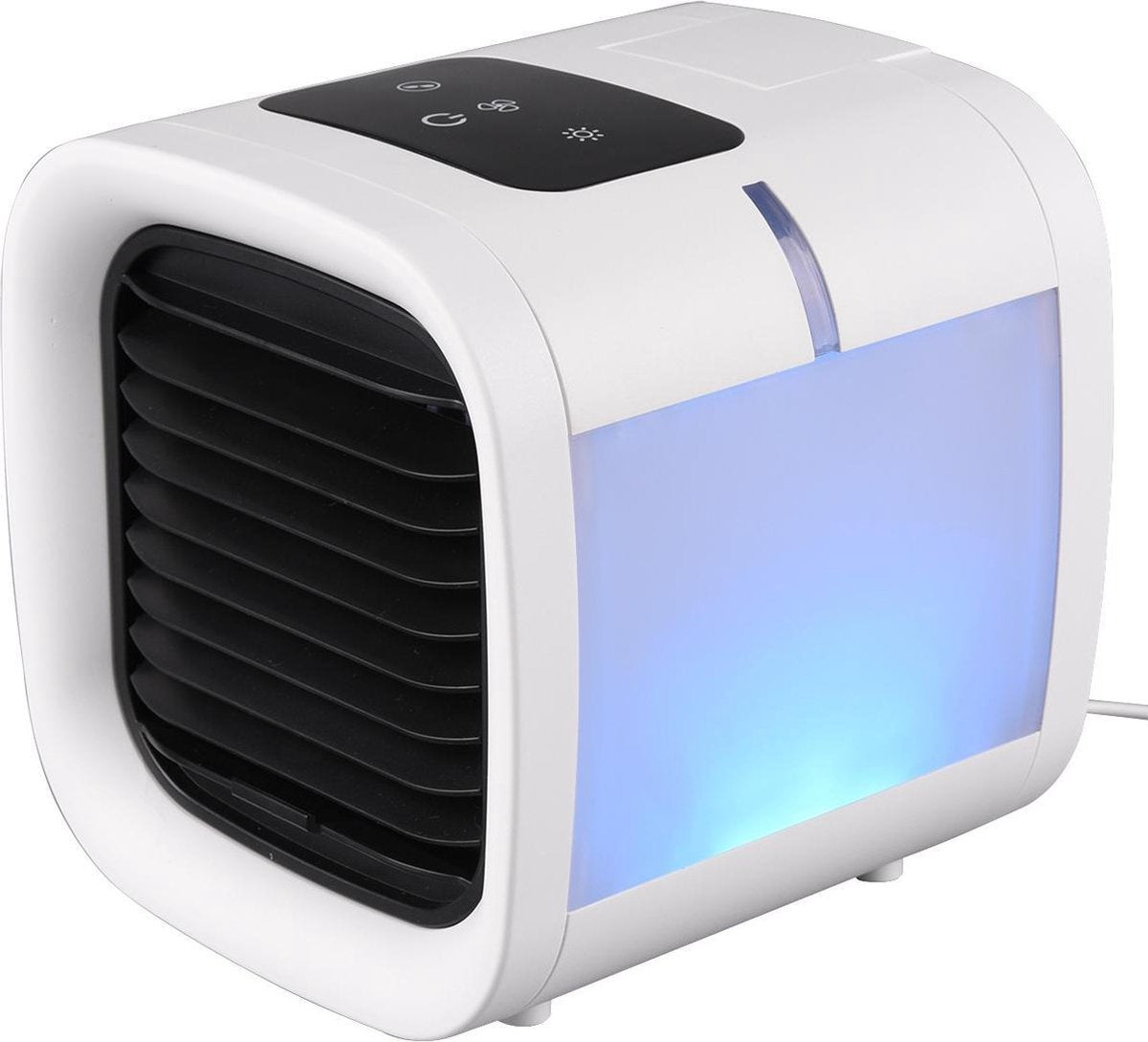 Ventilator - Iona Briskon - Luchtkoeler - Afstandsbediening - Timer - Staand - Vierkant - Mat Wit - Kunststof