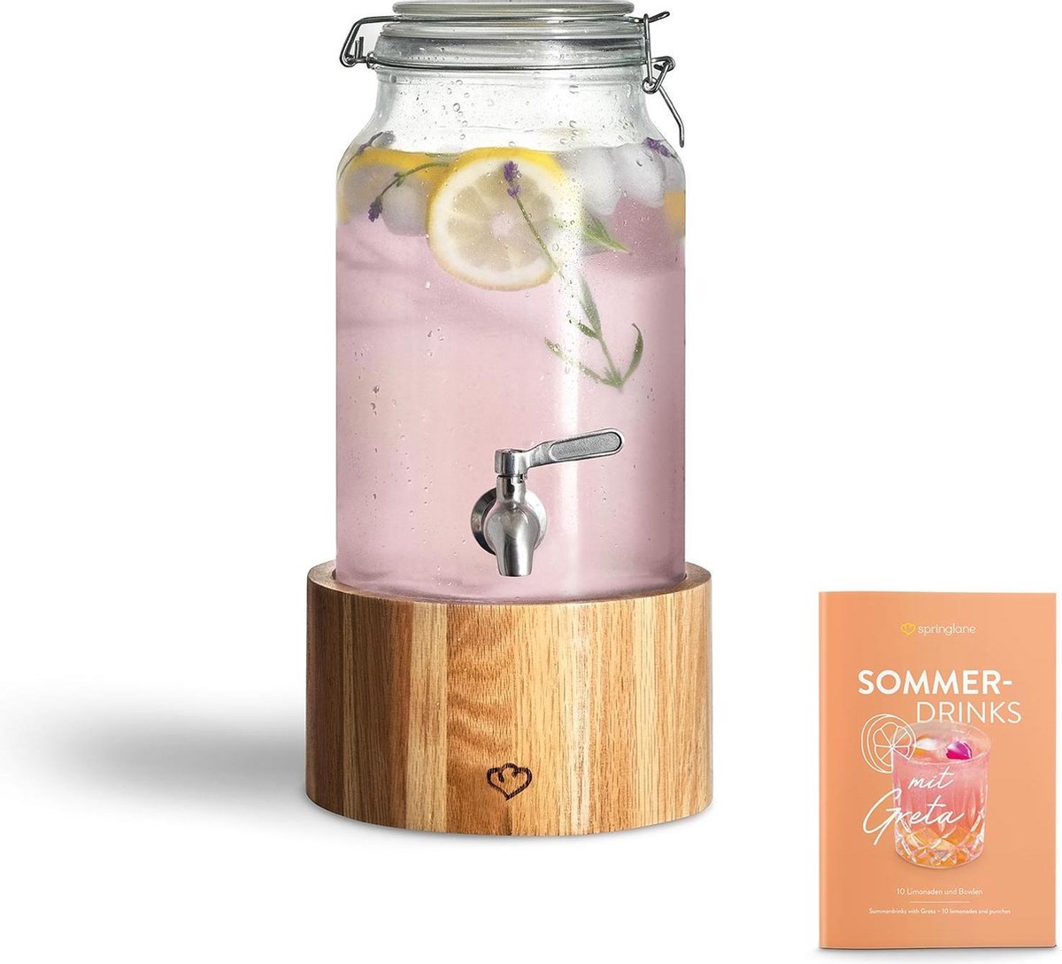 Springlane Glazen drankdispenser Greta 3