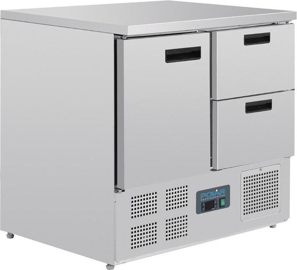 Polar Koelwerkbank 1 deur 2 laden