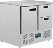 Polar Koelwerkbank 1 deur 2 laden