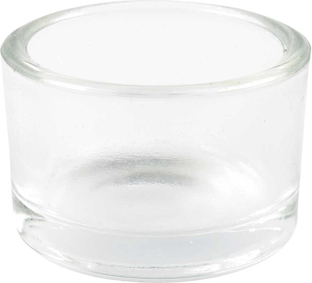 Waxinelicht. H: 3.2 cm. d: 5 cm. 48 stuk/ 1 karton