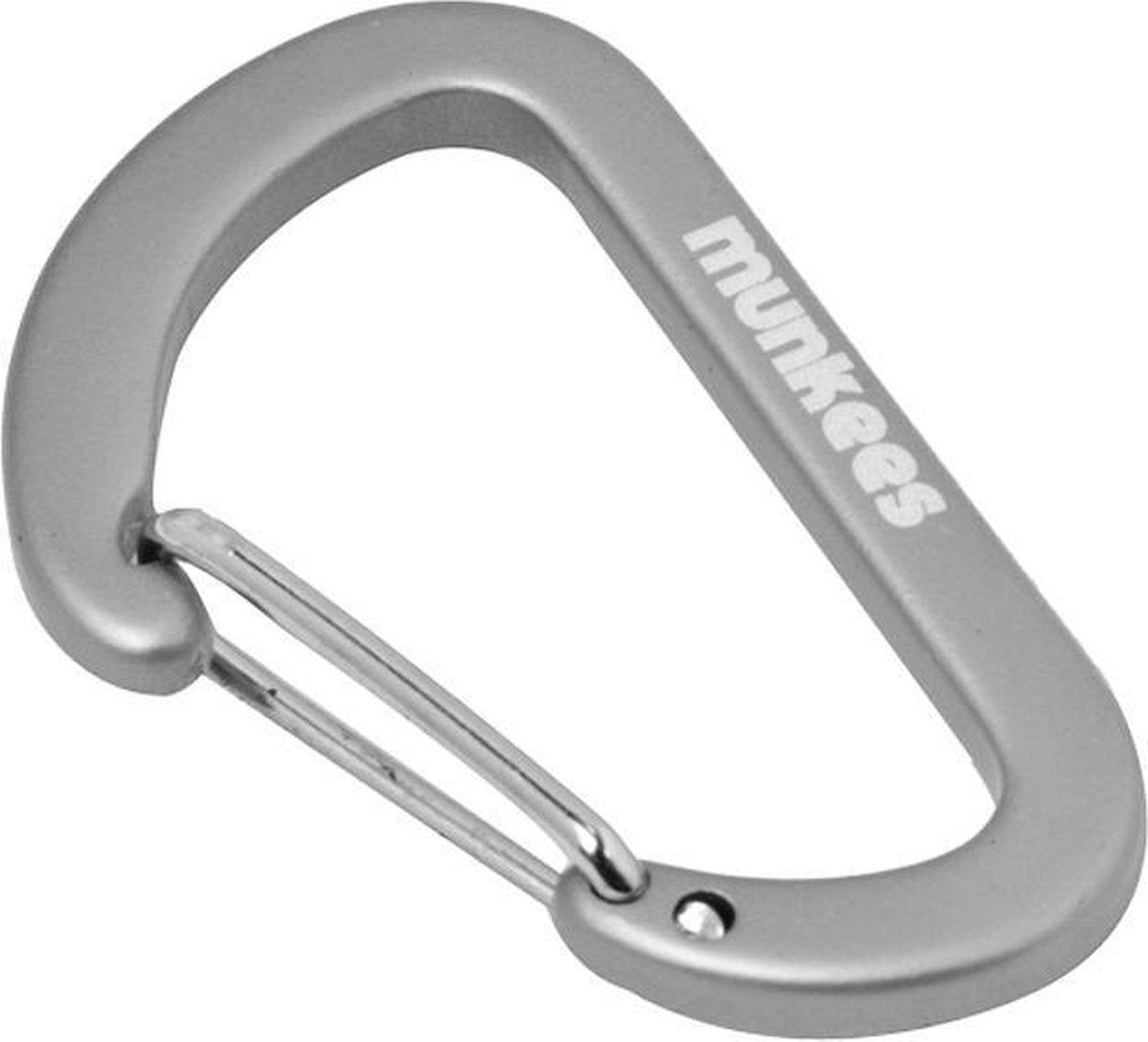 Munkees Karabijnhaak 4 X 40 Mm Grijs 2 Stuks
