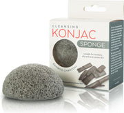 Konjac Spons met Actieve Charcoal  Face Wash - Natuurlijke Gezichtsreiniging  - Konjac Spons Rituals  - Facial Puff - Skincare - Makeup Remover Acne